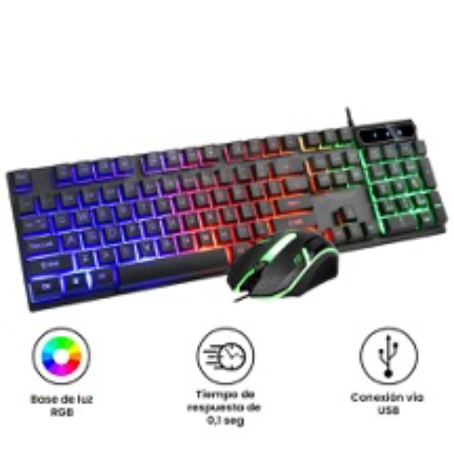 Kit de teclado y mouse Gamer